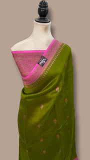 Pure Kora Handloom Banarasi Saree - The Handlooms