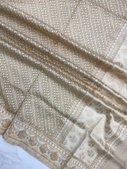 Pure Cotton Banarasi Handloom Dupatta - The Handlooms