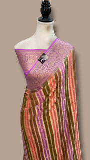 Pure Chiffon Khaddi Banarasi Saree - The Handlooms