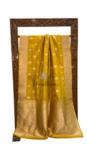 Pure Katan Silk Banarasi Handloom Saree - All Over Motifs Work - The Handlooms