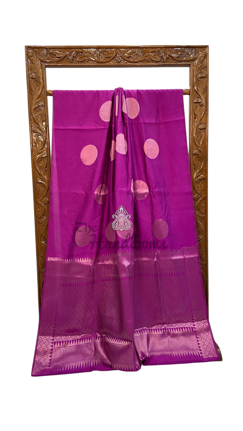 Pure Mango Silk Banarasi Handloom Saree