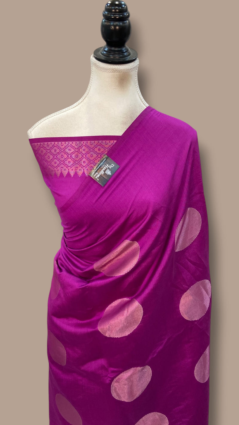 Pure Mango Silk Banarasi Handloom Saree