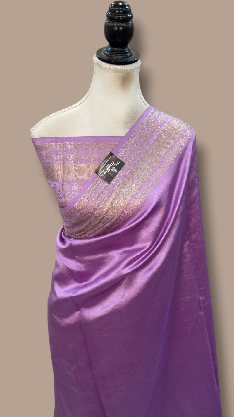 Pure Mango Silk Banarasi Handloom Saree