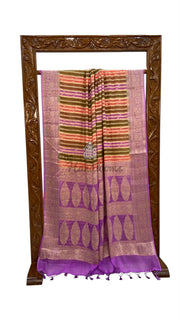 Pure Chiffon Khaddi Banarasi Saree - The Handlooms