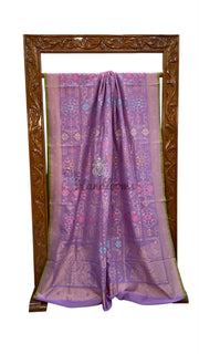 Pure Cotton Jamdani Handloom Banarasi Saree - The Handlooms