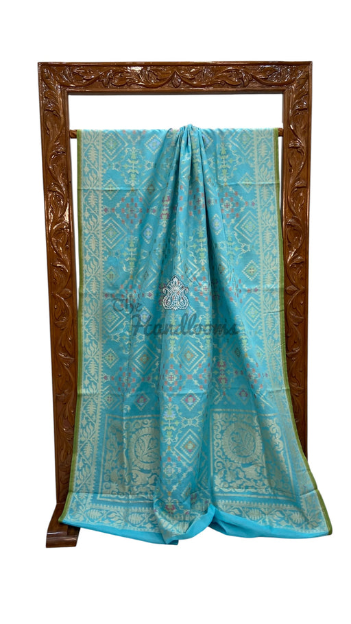Pure Cotton Jamdani Handloom Banarasi Saree - The Handlooms