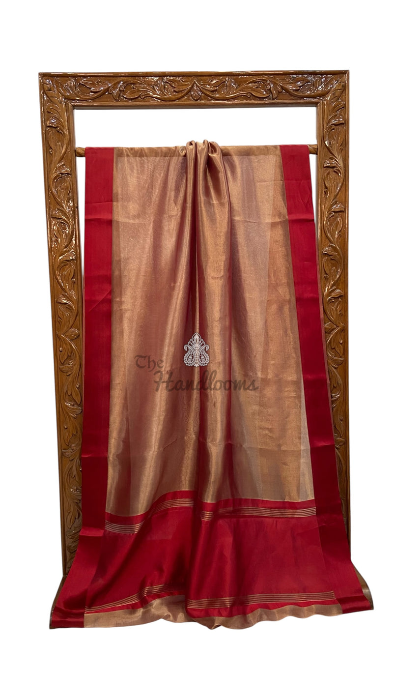 Pure Kora Tissue Handloom Banarasi Saree