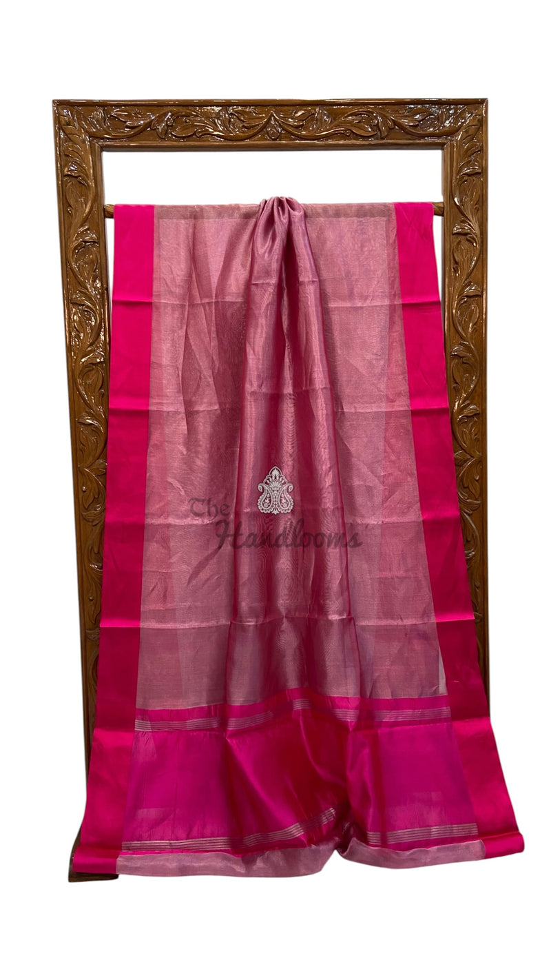 Pure Kora Tissue Handloom Banarasi Saree