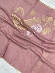 Pure Moonga handloom Dupatta - The Handlooms
