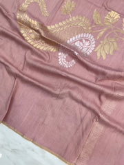 Pure Moonga handloom Dupatta - The Handlooms
