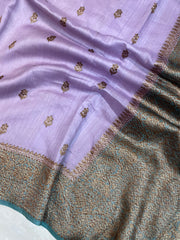 Pure Tussar Silk Handloom Banarasi Saree - The Handlooms
