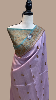 Pure Tussar Silk Handloom Banarasi Saree - The Handlooms