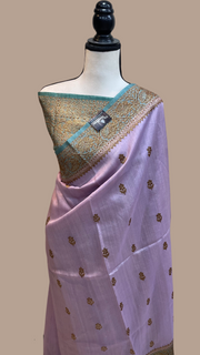 Pure Tussar Silk Handloom Banarasi Saree - The Handlooms