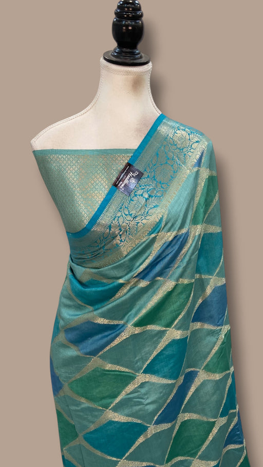 Pure Chiniya Silk Handloom Banarasi Saree - The Handlooms