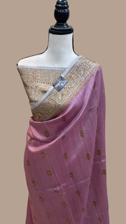 Pure Tussar Silk Handloom Banarasi Saree - The Handlooms