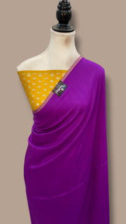 Moonga Silk Handloom Banarasi Saree - The Handlooms