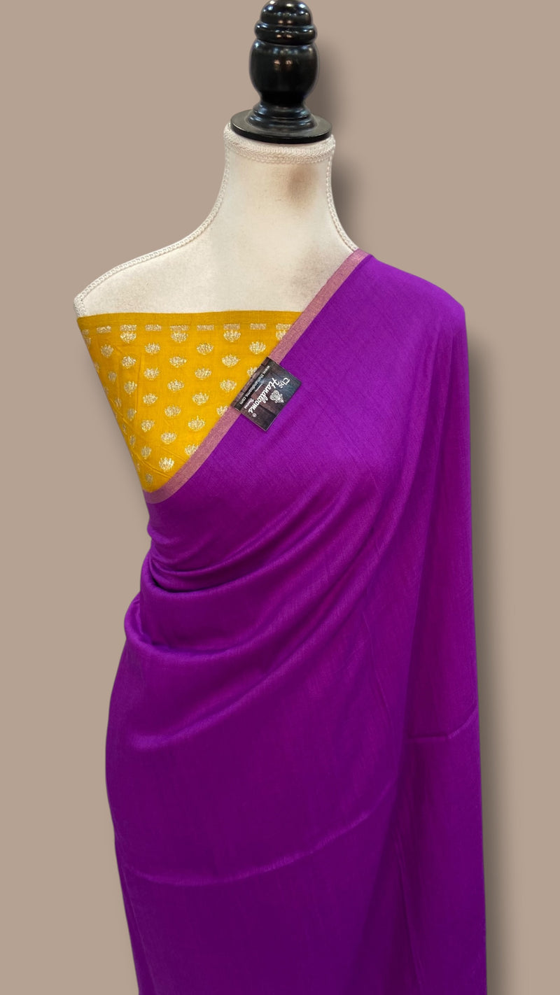 Moonga Silk Handloom Banarasi Saree - The Handlooms