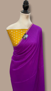 Moonga Silk Handloom Banarasi Saree - The Handlooms