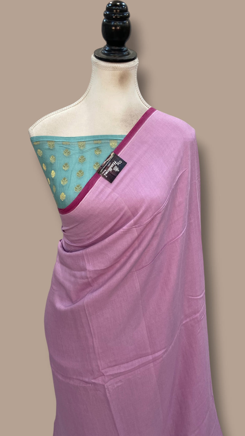 Moonga Silk Handloom Banarasi Saree - The Handlooms