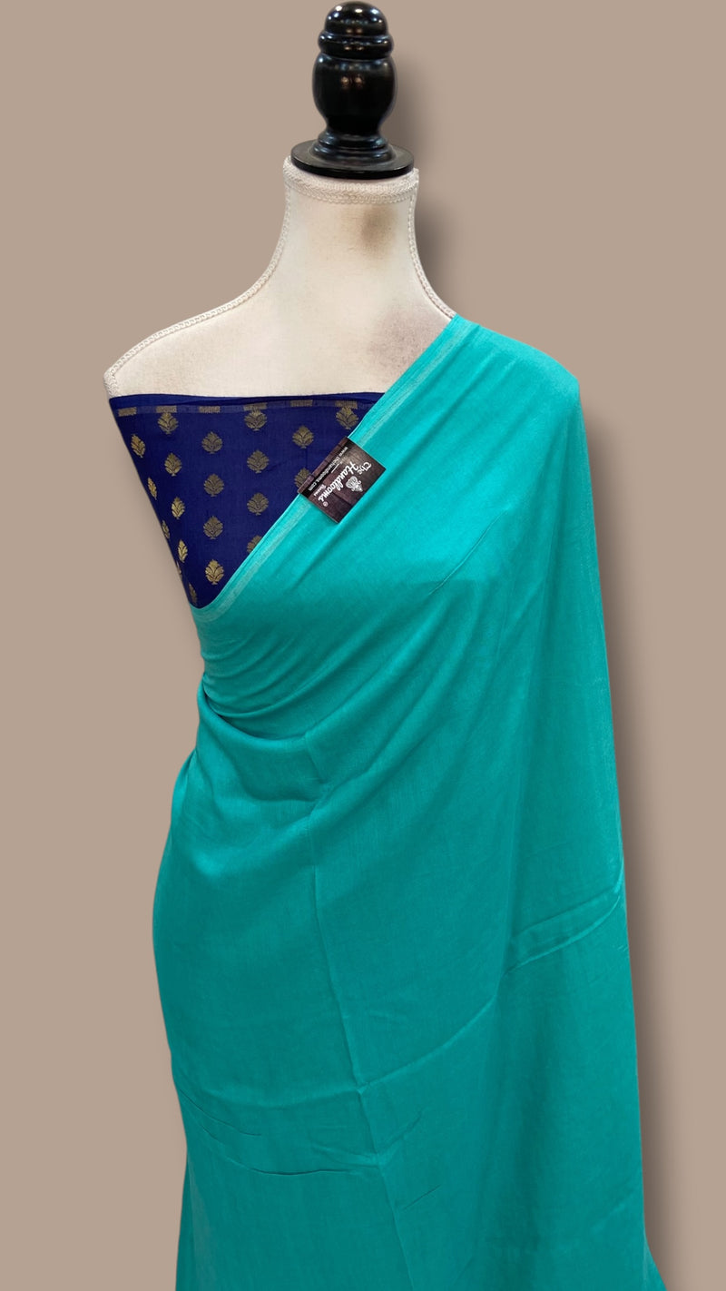 Moonga Silk Handloom Banarasi Saree - The Handlooms
