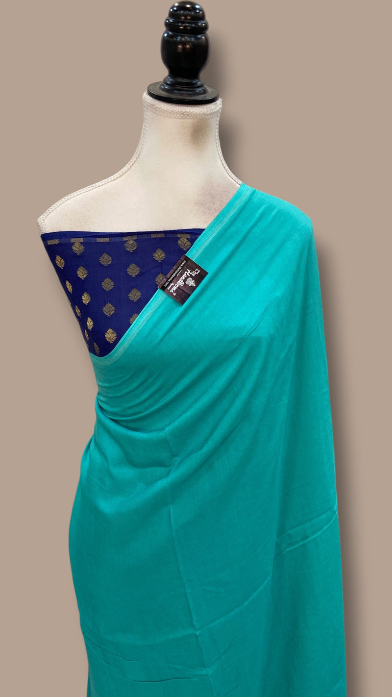 Moonga Silk Handloom Banarasi Saree - The Handlooms