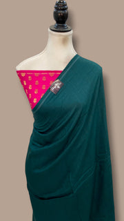Moonga Silk Handloom Banarasi Saree - The Handlooms