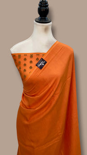 Moonga Silk Handloom Banarasi Saree - The Handlooms