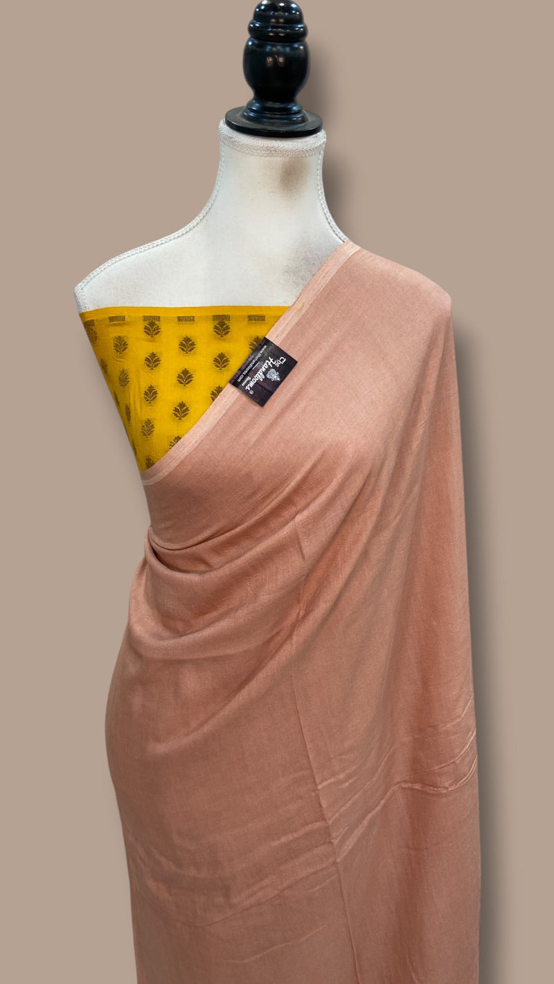 Moonga Silk Handloom Banarasi Saree - The Handlooms