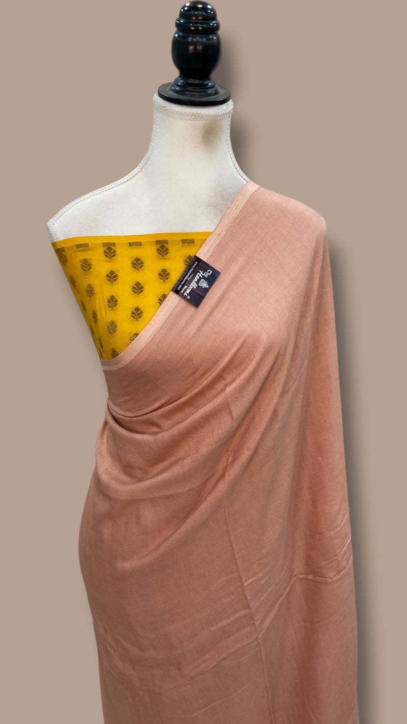 Moonga Silk Handloom Banarasi Saree - The Handlooms