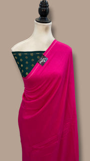 Moonga Silk Handloom Banarasi Saree - The Handlooms