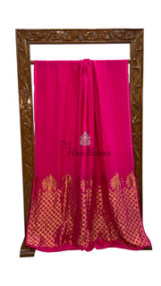 Moonga Silk Handloom Banarasi Saree - The Handlooms