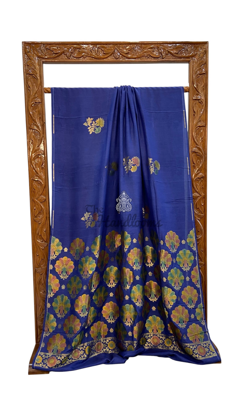 Moonga Silk Handloom Banarasi Saree - The Handlooms