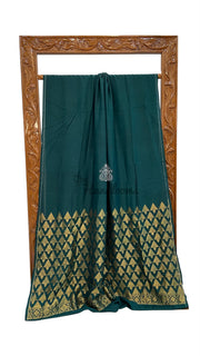 Moonga Silk Handloom Banarasi Saree - The Handlooms