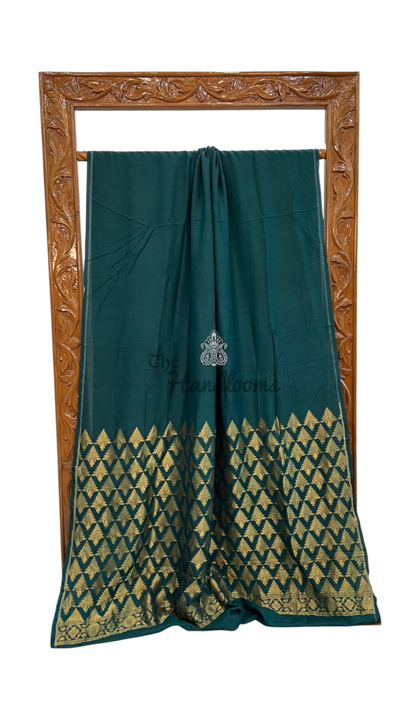 Moonga Silk Handloom Banarasi Saree - The Handlooms