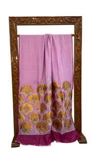 Moonga Silk Handloom Banarasi Saree - The Handlooms