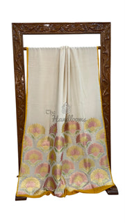 Moonga Silk Handloom Banarasi Saree - The Handlooms