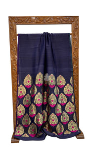 Pure Desi Tussar Silk Handloom Banarasi Saree - The Handlooms