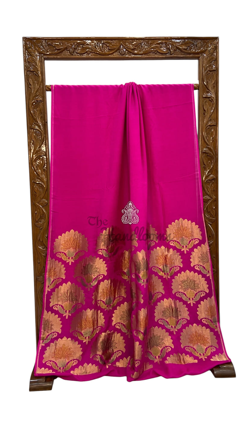Moonga Silk Handloom Banarasi Saree - The Handlooms