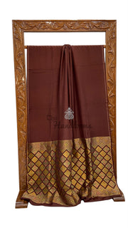 Moonga Silk Handloom Banarasi Saree - The Handlooms