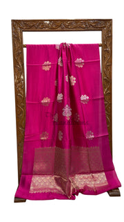Pure Mango Silk Banarasi Handloom Saree - The Handlooms