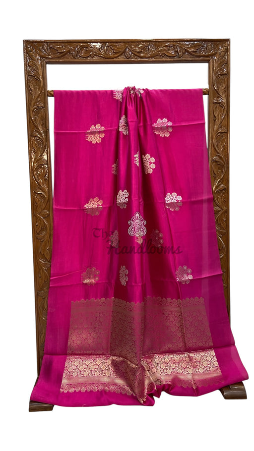 Pure Mango Silk Banarasi Handloom Saree - The Handlooms