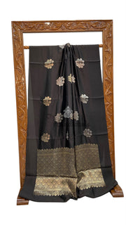 Pure Mango Silk Banarasi Handloom Saree - The Handlooms