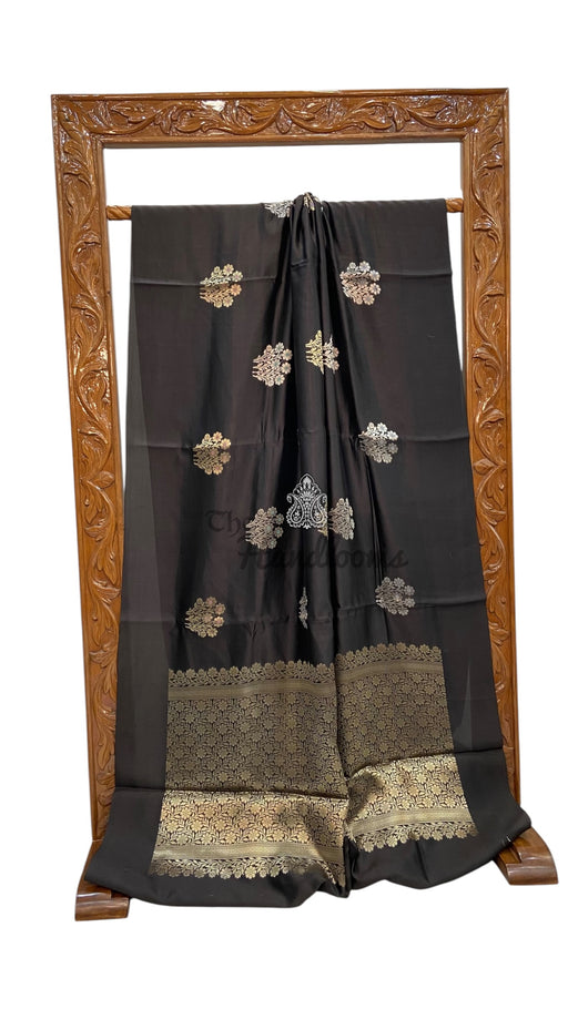 Pure Mango Silk Banarasi Handloom Saree - The Handlooms