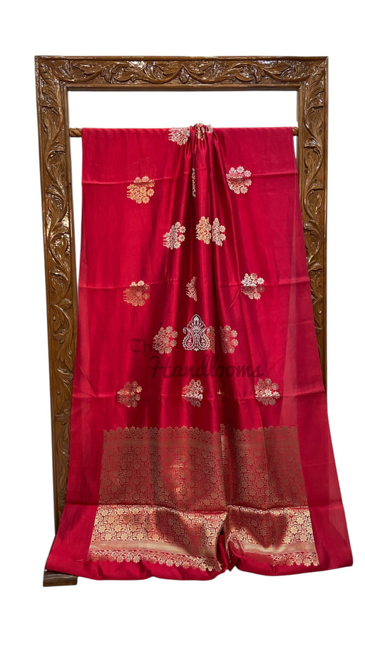 Pure Mango Silk Banarasi Handloom Saree - The Handlooms