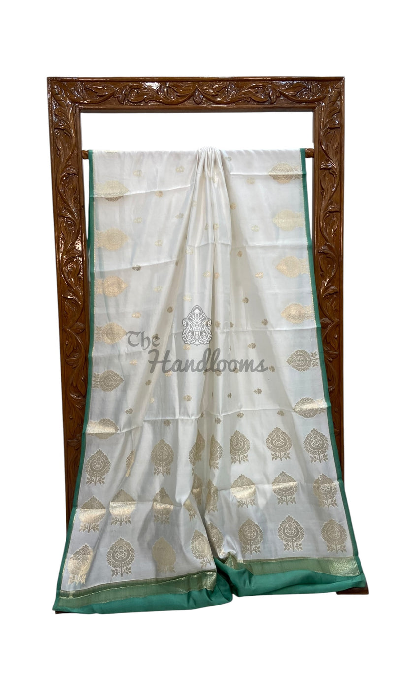 Pure Mango Silk Banarasi Handloom Saree