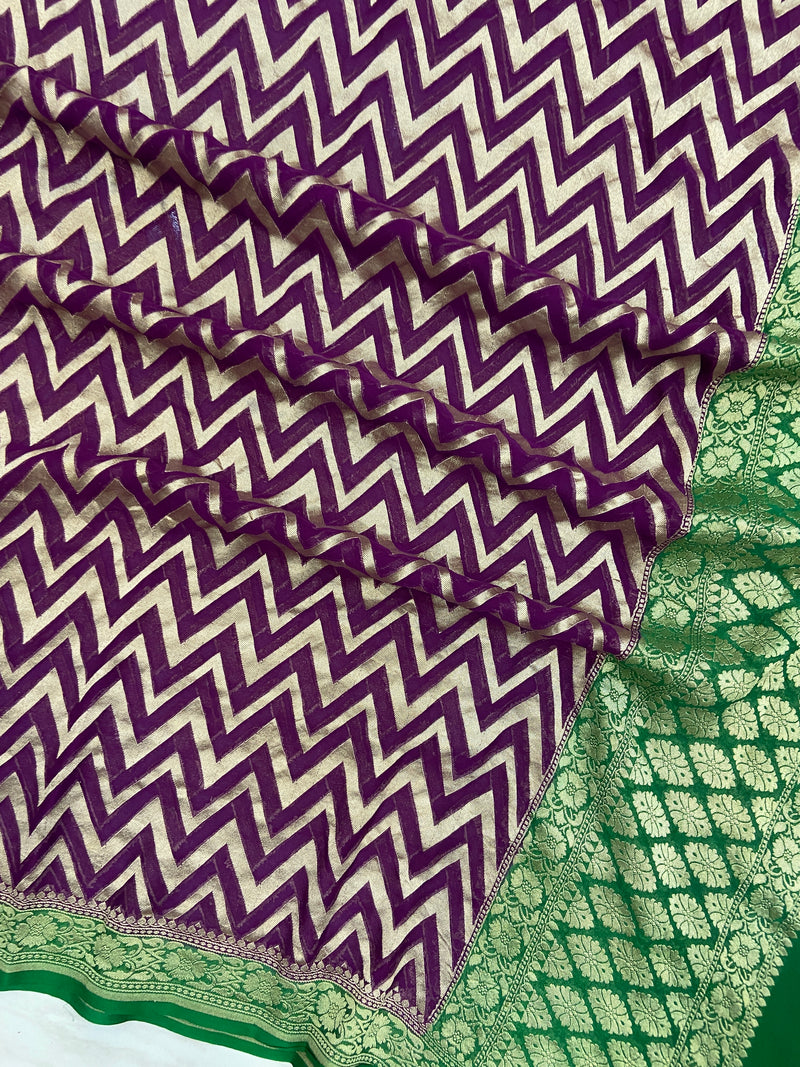 Pure Khaddi Georgette Handloom Dupatta