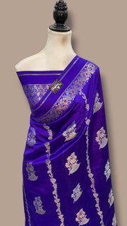 Pure Mango Silk Banarasi Handloom Saree - The Handlooms