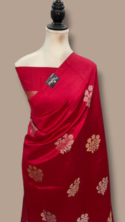 Pure Mango Silk Banarasi Handloom Saree - The Handlooms