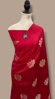 Pure Mango Silk Banarasi Handloom Saree - The Handlooms
