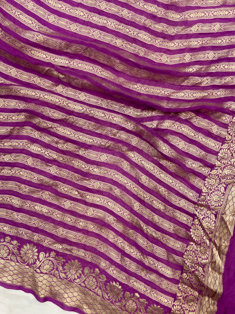 Pure Khaddi Georgette Handloom Dupatta